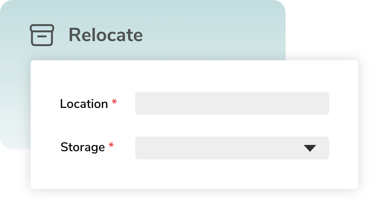 nova find storage Graphic shows the possibility of relocation to another site and storage location